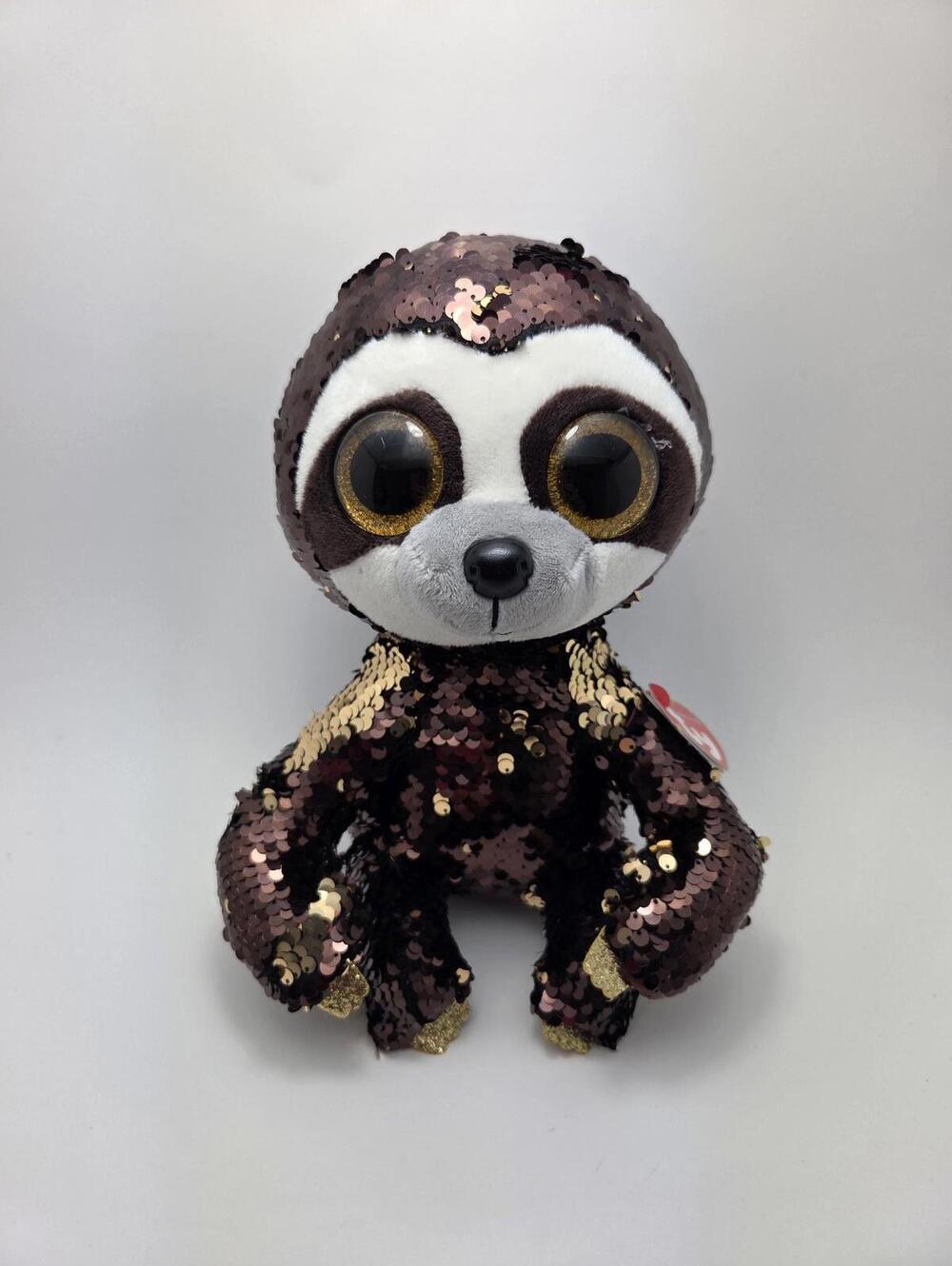 Ty Flippables “Dangler” the Sloth with Sequins (Larger 9 inch)